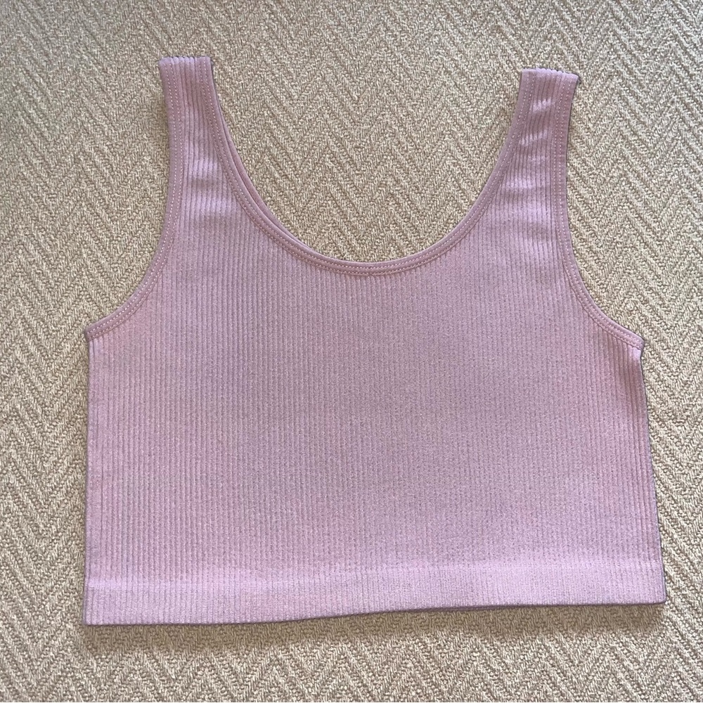 Dusty pink crop top